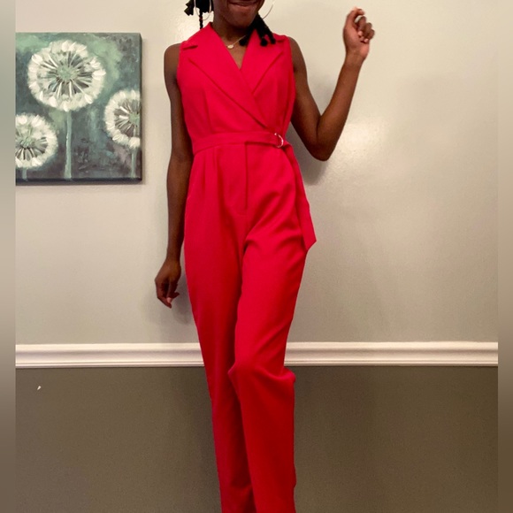 Red jumpsuit - Picture 3 of 4